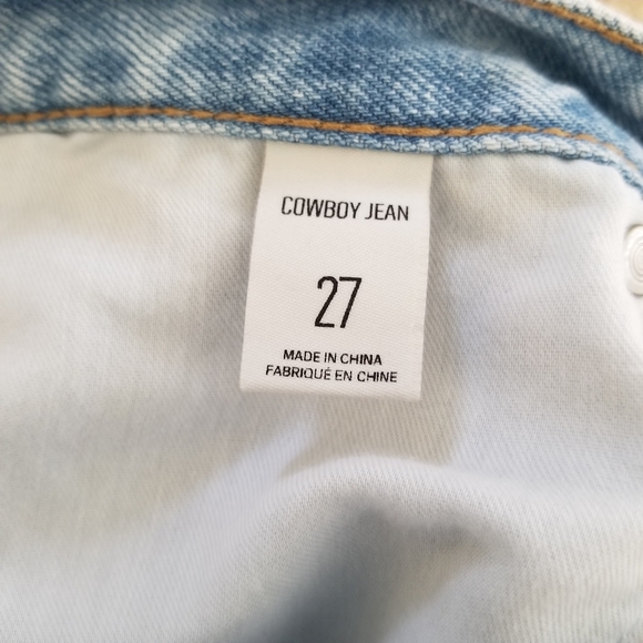 BDG Graffiti Artistic High Waisted Cowboy Jeans Size 27 - Picture 9 of 15